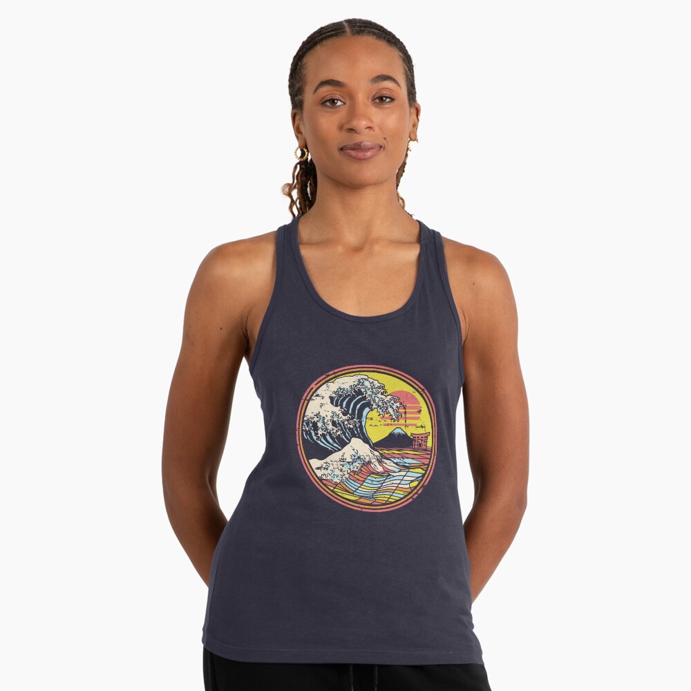 Vista previa del artículo con la obra «Camiseta con espalda nadadora», diseñado y vendido por artlahdesigns.