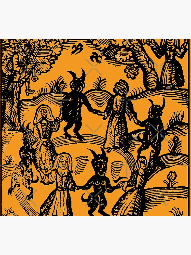 Imagen 5 de 5, Calcetines con la obra Bailar con el demonio, diseñada y vendida por TheWhiteBear.