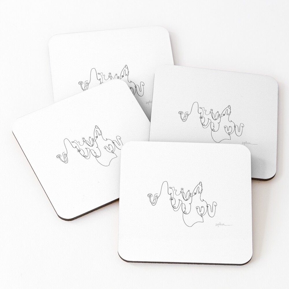 Item preview, Coasters (Set of 4) designed and sold by Sophia Anthony.