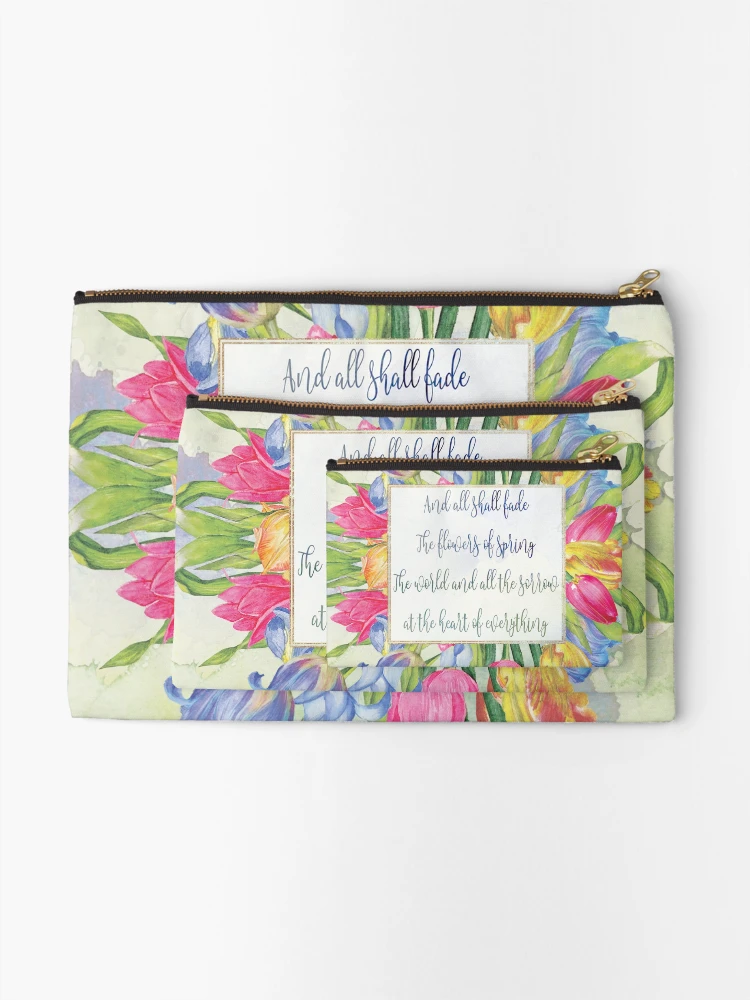 Thumbnail 2 of 4, Zipper Pouch, All Shall Fade designed and sold by Theatre Thoughts.
