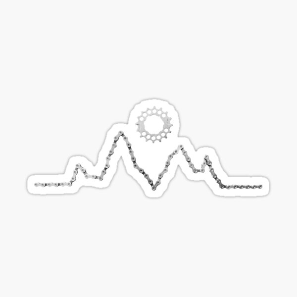 Aperçu de l'œuvre Chaîne de vélo Montagnes créée et vendue par Normandie Rainwater.