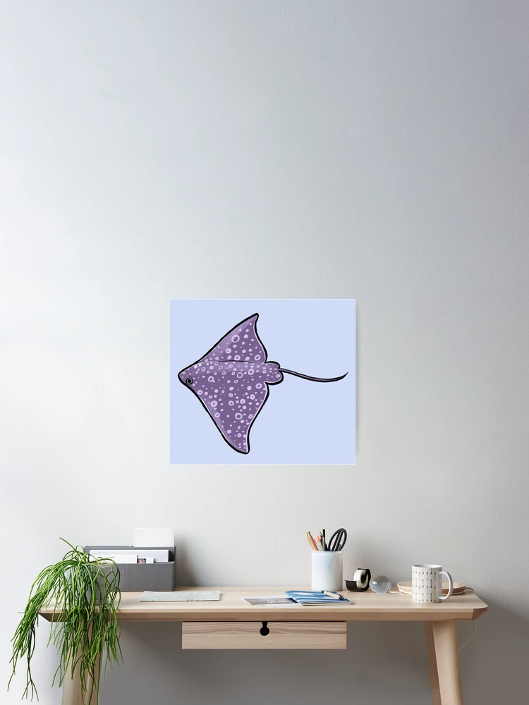 Thumbnail 2 of 3, Poster, Spotted Eagle Ray designed and sold by kiaako.