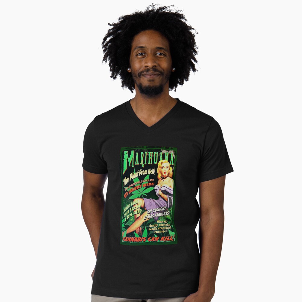 Artikel-Vorschau von T-Shirt mit V-Ausschnitt, designt und verkauft von StrainSpot.