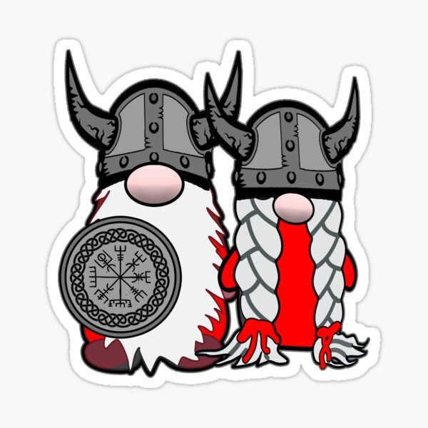 Item preview, Lindos Gnomos Nórdicos Viking Tomte Pareja Escandinava Nisse designed and sold by funnytshirtemp.
