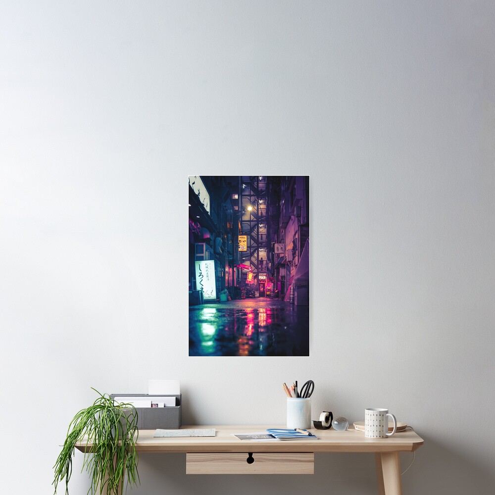 Vista previa del artículo con la obra «Póster», diseñado y vendido por TokyoLuv.