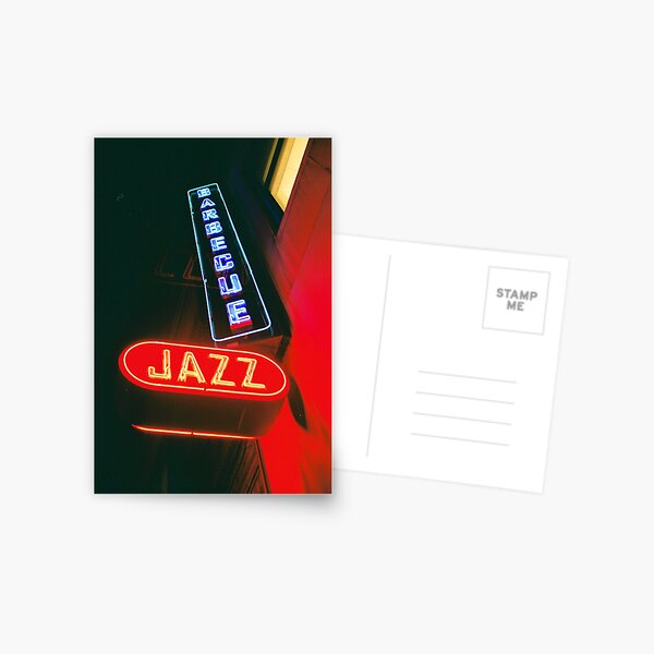 Item preview, bbq & jazz.....works for me designed and sold by jbbphotography.
