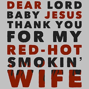 Imagen de la obra Querido Señor Niño Jesús, gracias por mi ardiente y ardiente esposa de havatees