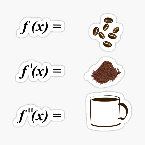 Aperçu de l'œuvre Mathématiques et café - Intégrations - Calcul - Mathématiques - Étudiants en mathématiques créée et vendue par BananaFactory.