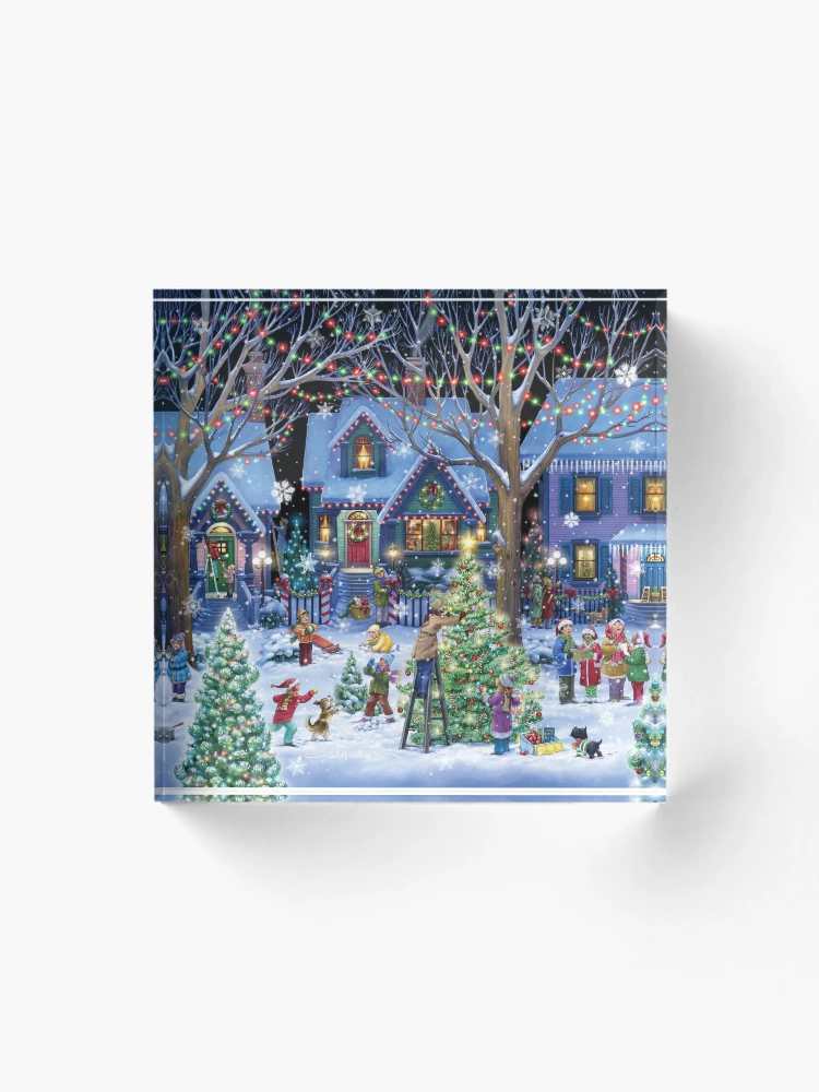 Thumbnail 1 of 5, Acrylic Block, Decorating for Christmas designed and sold by Halcyon-Studio.