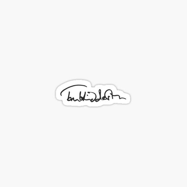 Aperçu de l'œuvre Signature de Tom Hiddleston créée et vendue par lilybway.