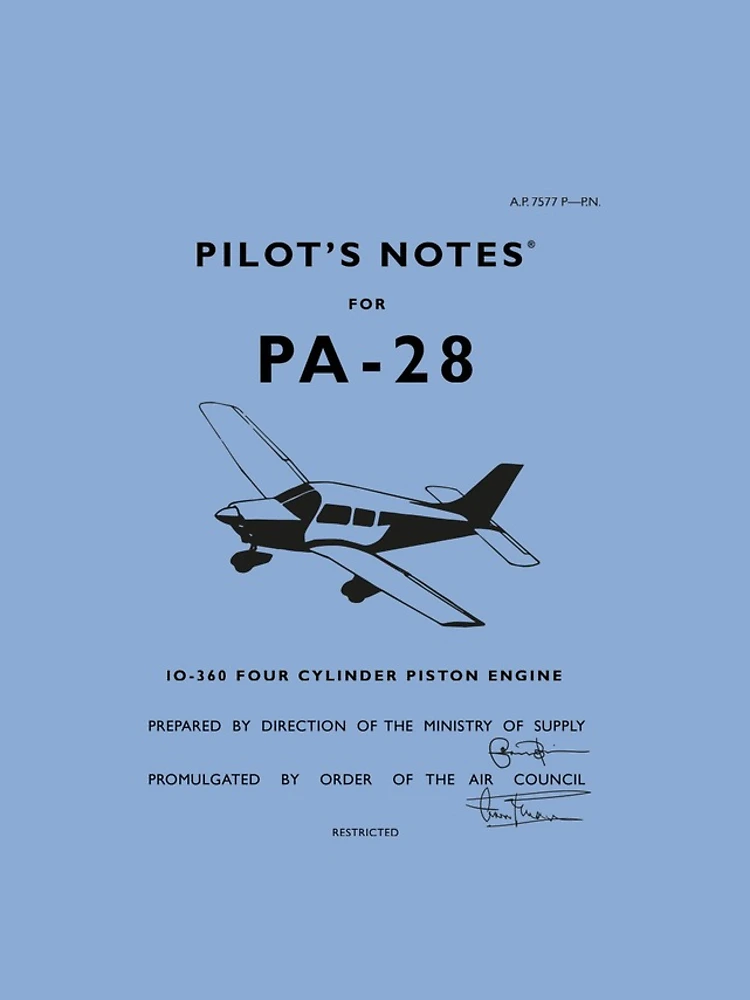 Thumbnail 4 of 4, iPhone Case, Pilot's Notes for PA-28 designed and sold by Project Cancelled.