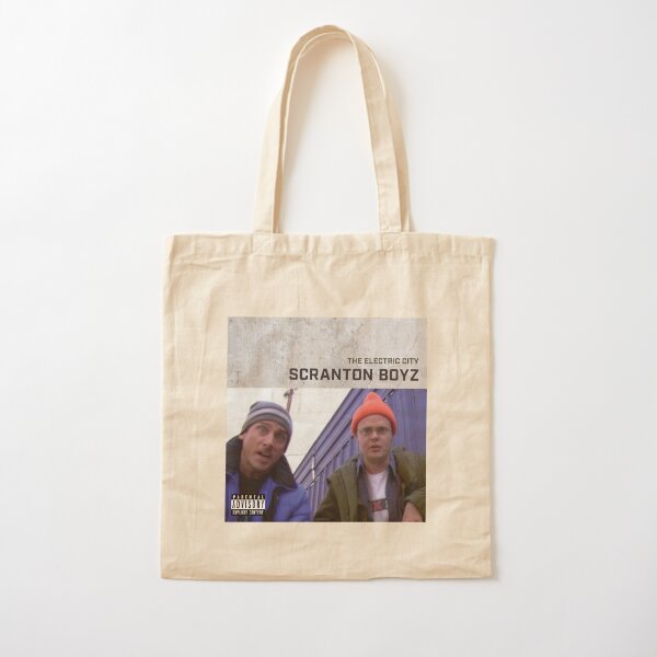 Aperçu de l'œuvre Michael Scott et Dwight Schrute: Scranton The Electric City Rap créée et vendue par HiNoonStudio.