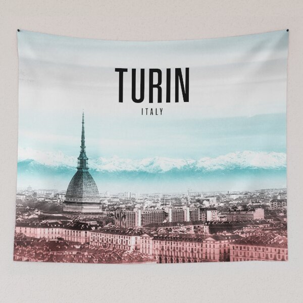 Aperçu de l'œuvre Turin - Italie créée et vendue par HomeLivingCo.