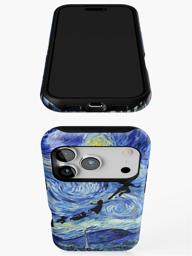 Thumbnail 3 of 4, iPhone Case, Peter Pan Starry Night designed and sold by maryedenoa.