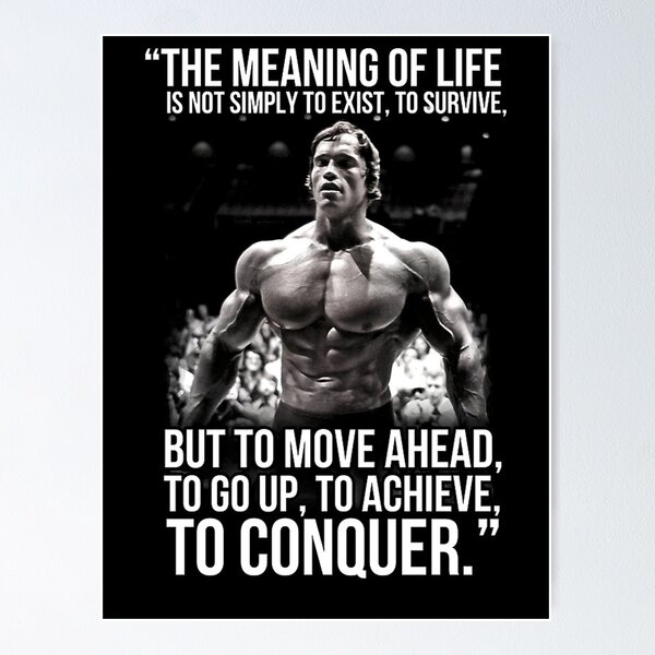 Item preview, Cita de Arnold Schwarzenegger Arnie Conquer - designed and sold by jyddhjgvb.