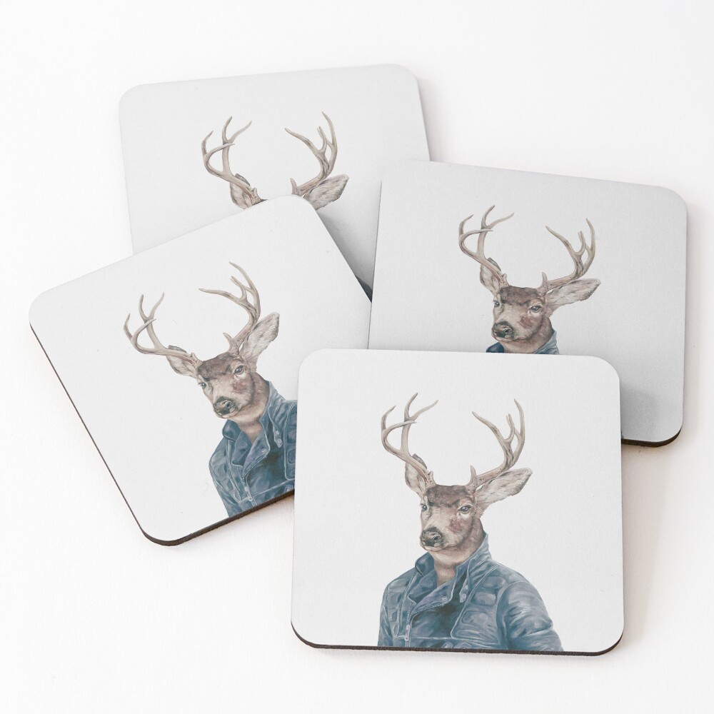Item preview, Coasters (Set of 4) designed and sold by AnimalCrew.