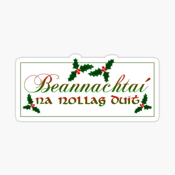 Item preview, Beannachtaí na Nollag Duit designed and sold by JockDove.