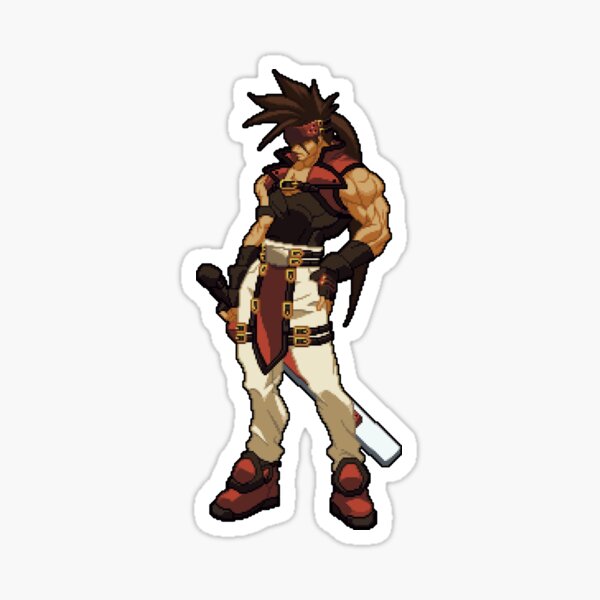 Aperçu de l'œuvre Autocollant Sol Badguy Sprite créée et vendue par hayesade.