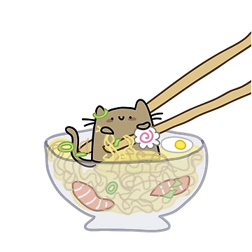 Vorschaubild zum Design Ramen-Katze von TeaBag114