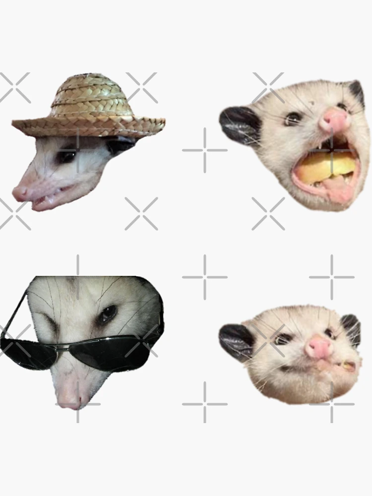 Thumbnail 3 von 3, Sticker, Oppossums designt und verkauft von glumeycat.