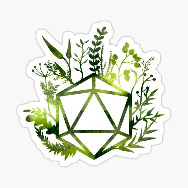 Aperçu de l'œuvre Dés et plantes créée et vendue par Cute-Nerds.