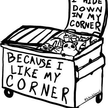 Artwork thumbnail, Mountain Goats Dumpster Raccoon by allisonkms