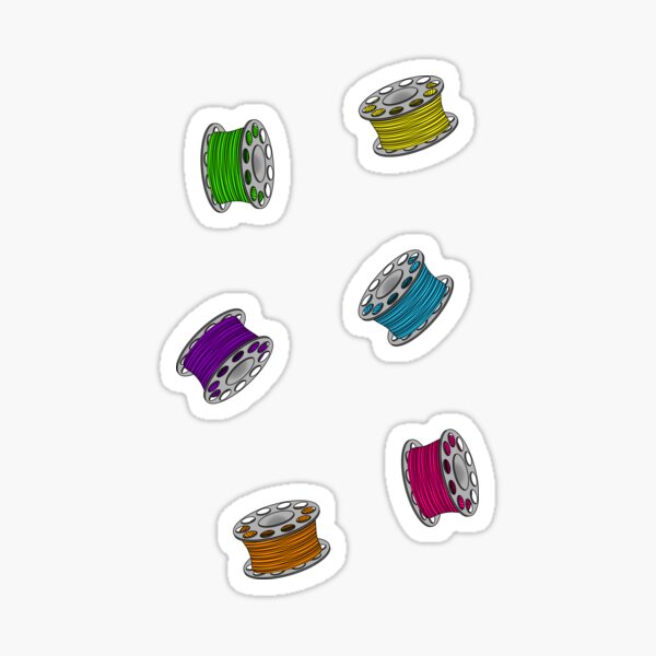 Item preview, bobinas de colores designed and sold by B0red.