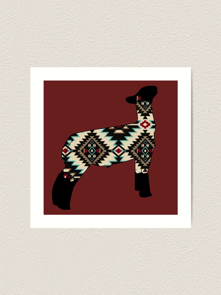 Thumbnail 1 of 3, Art Print, Show lamb designed and sold by Redlamb1998.