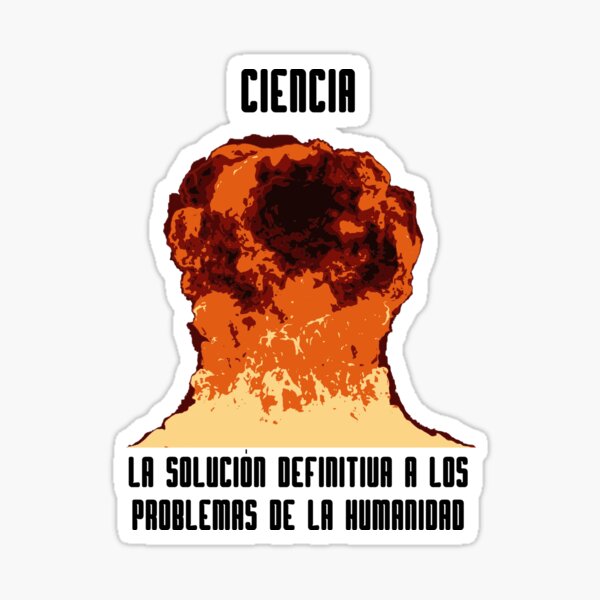 Item preview, Ciencia solución definitiva para la humanidad Negro designed and sold by vega888.