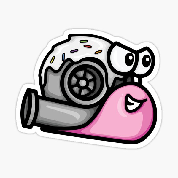 Item preview, Turbo Snail- Donut rosa y blanco designed and sold by TswizzleEG.