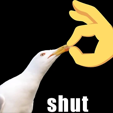 Artwork thumbnail, Shut Seagull meme by HangLooseDraft