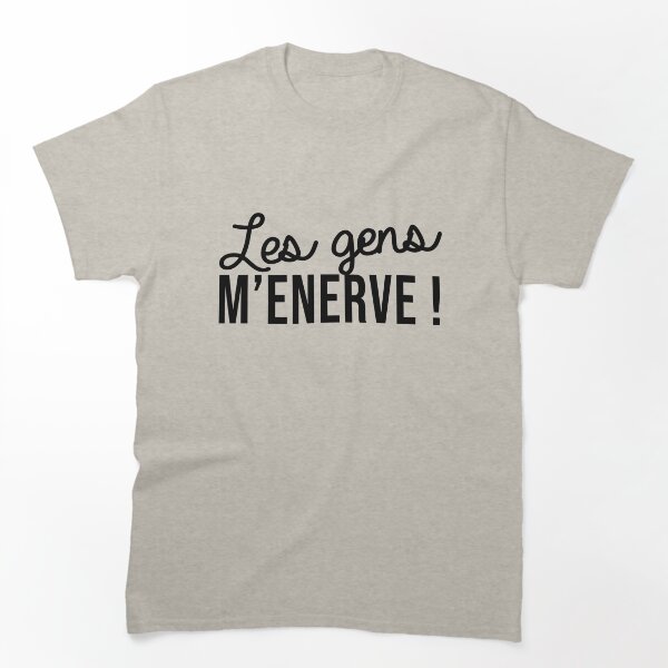 Aperçu de l'œuvre Les gens m'énerve CADEAU HUMOUR NOEL créée et vendue par MiSou Shop.