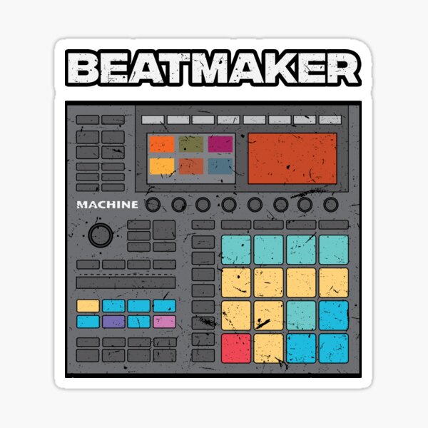 Artikelvorschau, Groovebox Beatmaker Sampler MIDI-Sequenzer im Vintage-Stil entworfen und verkauft von javaneka.
