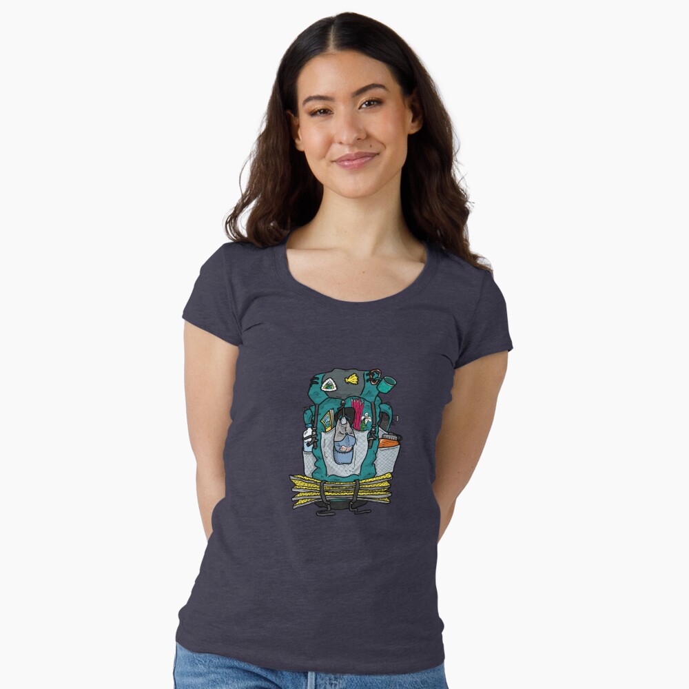 Aperçu de l'œuvre T-shirt échancré créée et vendue par otterFriend.