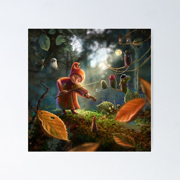 Item preview, "El concierto" designed and sold by Matylda Konecka Illustrations.