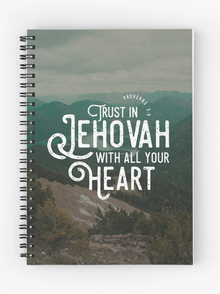 Thumbnail 1 of 3, Journal, PROVERBS 3:5 designed and sold by Paper Bee Gift Shop.