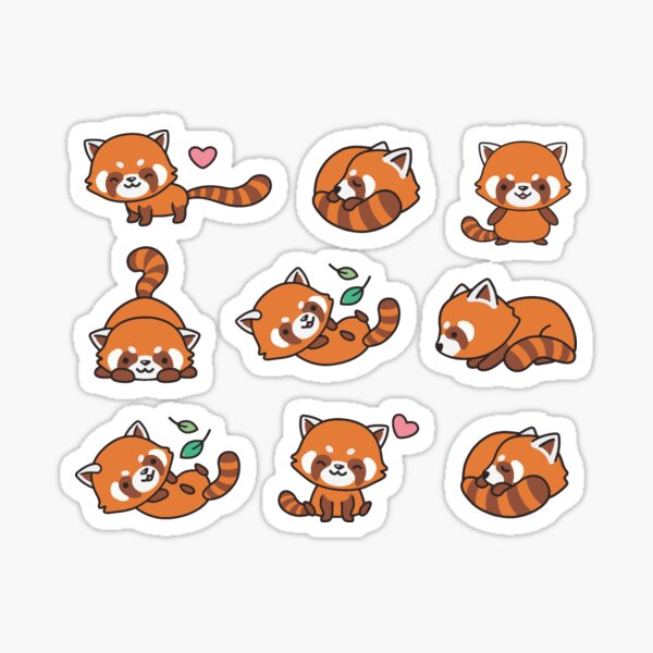 Aperçu de l'œuvre Motif Panda rouge créée et vendue par ouchmypancreas.