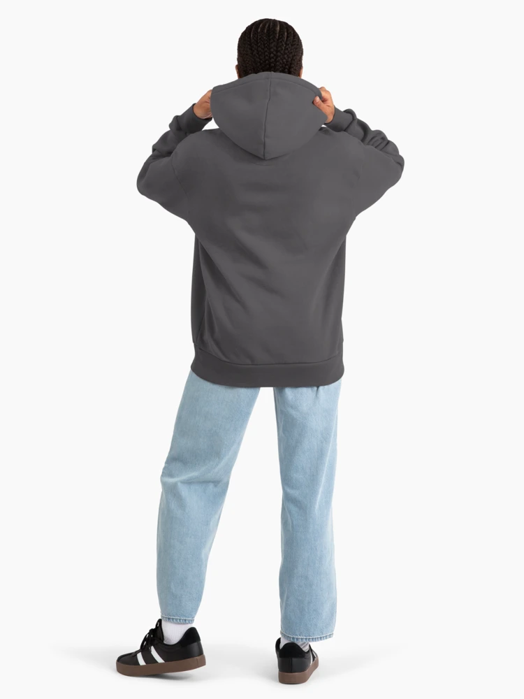 Aperçu 5 sur 6. Sweat à capuche oversize premium avec l'œuvre Husky en sucre avec un nez plus clair créée et vendue par KayyArkham.