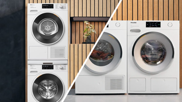 Miele washing machine and dryer sets