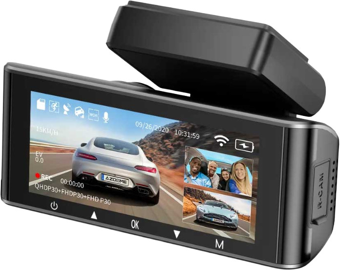 AZDome M770 Pro 3CH achterkant