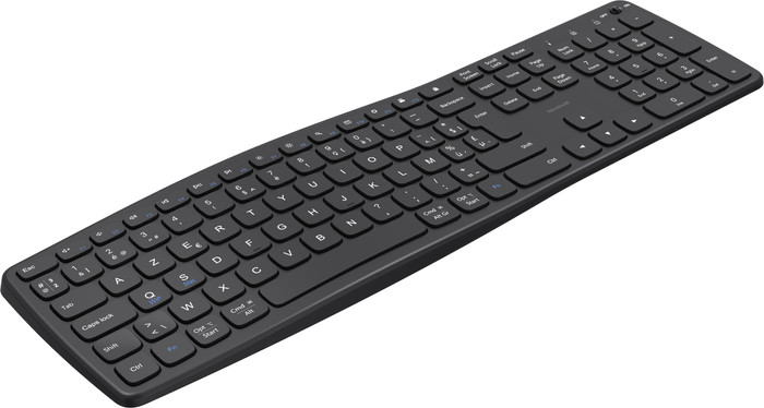 BlueBuilt Wireless USB Keyboard AZERTY left side