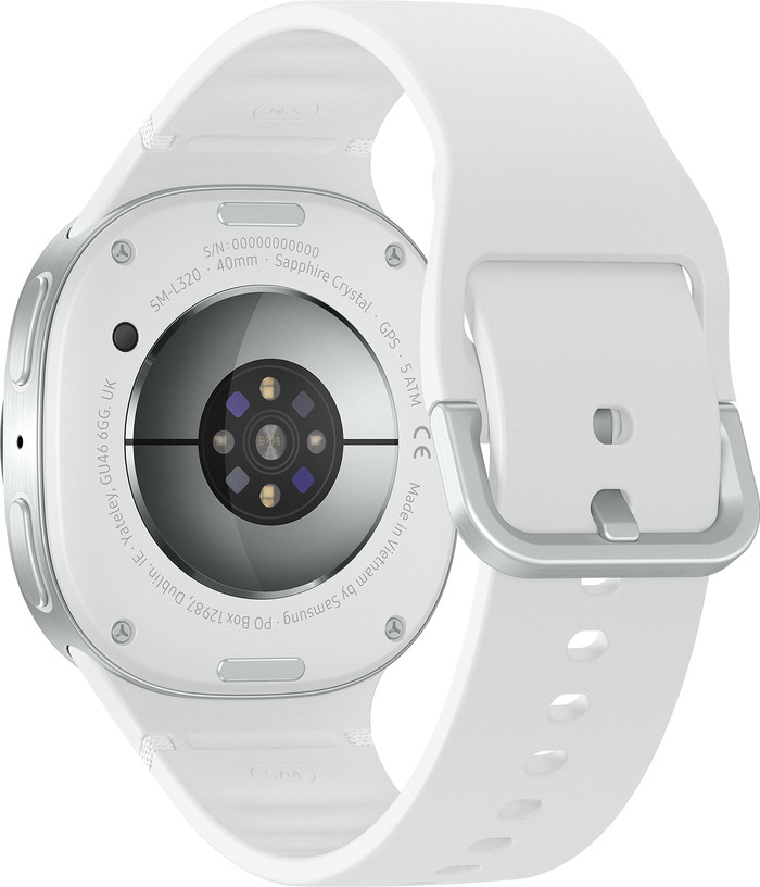 Samsung Galaxy Watch 8 Argent 40 mm arrière