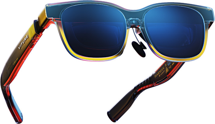 VITURE x Cyberpunk 2077 Luma Cyber XR Glasses front