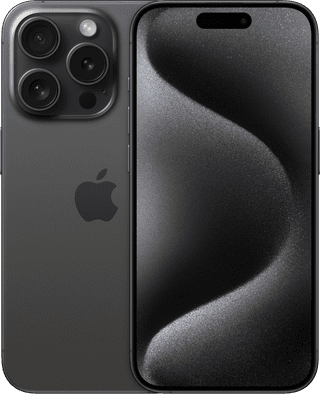 Refurbished iPhone 15 Pro 128GB Black Titanium (Zo goed als nieuw)