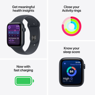 Apple Watch SE 3 40 mm Lumière Stellaire Bracelet Sport S/M