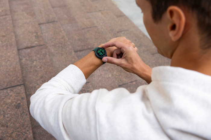 Garmin Vivoactive 6 Music Groen product in gebruik