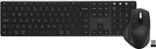 BlueBuilt Wireless Bluetooth QWERTY Pro Keyboard + Ergonomic Bluetooth Mouse