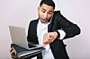 Trying to work on laptop as outage continues