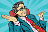 businessman shrugging - illustration via shutterstock