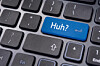 Huh? key on keyboard